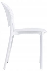 Supplies ISLAM jedálenská plastová stolička - biela