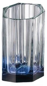 KRIŠTÁĽOVÁ VÁZA BOHEMIA BAZALT BLUE BOTTOM 200MM