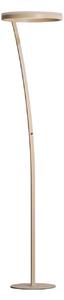LED stojaca lampa Sirko, piesková, výška 177 cm, kov,, Krémová / jantárovo žltá, Obývacia izba / jedáleň, kov, Moderný, Zemné bodové svetlo
