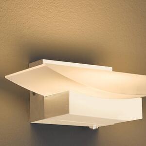 LED nástenné svetlo Bowl TW, CCT šírka 20 cm, piesková farba