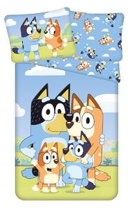 Jerry Fabrics Bavlnené obliečky 140x200 + 70x90 cm - Bluey 004