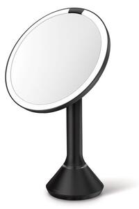 Kozmetické zrkadlo Simplehuman Sensor Touch DUAL LED osvetlenie čierna oceľ SHST3064