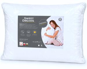 Prešívaný vankúš Sweet Dreams 70x90 cm s výplňou z dutého vlákna