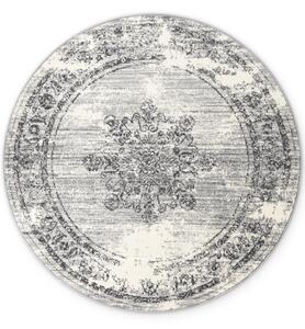 Hanse Home Kusový koberec Gloria Lydia Creme Grey kruh - 120x120 cm