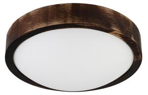 Brilagi - Stropné svietidlo CARVALHO SLIM SMOKEY 1xE27/60W/230V, dubové, priemer 27,5 cm