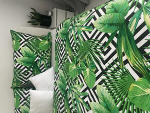 Posteľná obliečka Green Palm 200x220/2x 70x90 cm