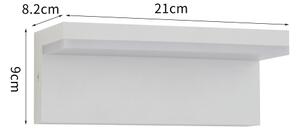 Brilagi - LED vonkajšie nástenné svietidlo TESSI LED/10W/230V biele IP54