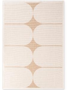 NORTHRUGS , Kusový koberec Duet Bowen 106245 Beige/White - na von aj na doma, 120x170, béžová, chodba / predsieň