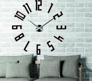 Stylesa -Luxusné nástenné hodiny Veľké čísla KUCHNA 3D X0054 i čierne: Čierna Ral 9005 Farba čierna RAL 9005 3019-11943 X0054- MODEL 12P