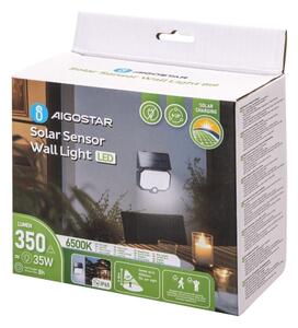 Aigostar - LED Solárne svietidlo so senzorom pohybu LED/2,4W/3,7V IP65