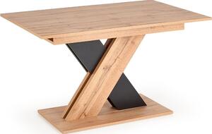 Halmar XARELTO stôl s rozkladom dub wotan - čierny