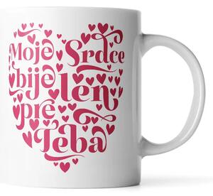 Sablio Hrnček Moje srdce bije len pre Teba - 330 ml - standard