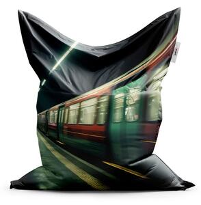 Sablio Sedací vak Metro na tmavej stanici - 150x100 cm