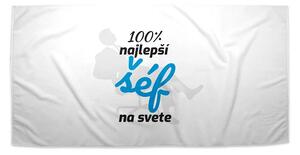 Sablio Uterák 100% najlepší šéf na svete - 30x50 cm