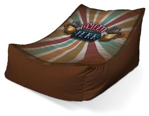 Sablio Sedací vak Lounge Seriál Priatelia CENTRAL PERK Abstrakcia - 80 x 95 x 50 cm