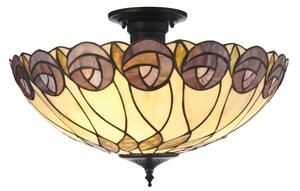 Endon 111906 - Prisadený luster Tiffany HUTCHINSON 3xE27/10W/230V priemer 50 cm
