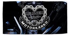 Sablio Uterák Milujem svoju motorkárku - 30x50 cm