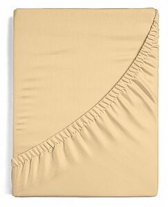 Prestieradlo Pískové ELASTAN PREMIUM Jersey s elastanem PREMIUM 90-100 x 200-220/40