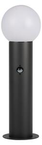 Kanlux 46084-Vonkajšie svietidlo s pohybovým senzorom STONO 1xE27/15W/230V 50 cm IP65 antracit
