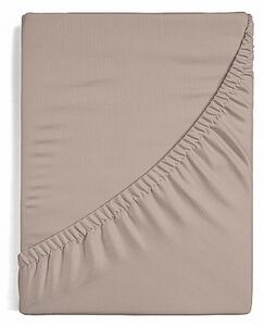 Prestieradlo Světle hnědé ELASTAN PREMIUM Jersey s elastanem PREMIUM 90-100 x 200-220/40