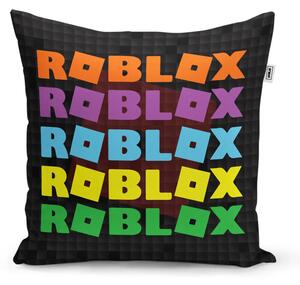 Sablio Vankúš ROBLOX Farebný text - 40x40 cm