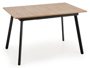 ALBON Stôl rozkládací Dub sonoma / Popolový