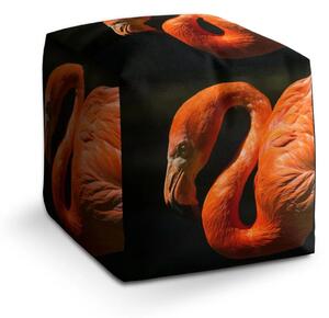 Sablio Taburet Plameniak - 40x40x40 cm