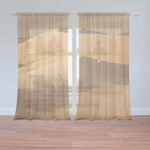 Sablio Záclony Piesočné duny: 2ks 150x250cm