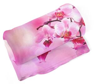 Sablio Deka Kvety orchidey - 150x120 cm
