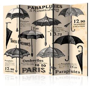 Artgeist Paraván - Vintage Umbrellas II [Room Dividers]