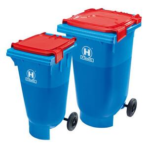 Nádoba na kuchynský odpad FATBOXX, 120 litrov, modrá
