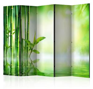 Artgeist Paraván - Green Bamboo II [Room Dividers]
