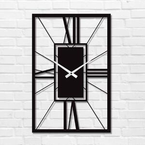 Karlsdesign.sk - Luxusné hodiny na stenu - MTL - 50x34 - Strieborná
