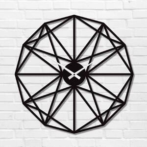 Karlsdesign.sk - Drevené nástenné hodiny - GEOMETRIC - 40cm - Zlatá