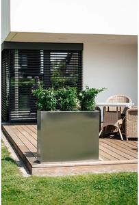 Kvetináč ELEMENTO, šírka 88 cm, brúsený nerez