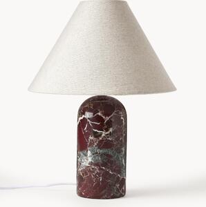 Stolová lampa s mramorovým podstavcom Gia