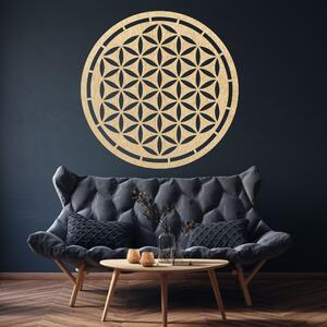 Drevená mandala, dekorácia na stenu | HAAMONY: Preglejka Topoľ - Honey 3071 20 cm 3772-84283 PR0167