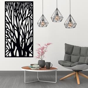 Drevený obraz na stenu silueta konáre z preglejky strom FIBIS: Prírodná preglejka - Topoľ natural 30 x 15 cm 3777-37336 PR0178 HEU-