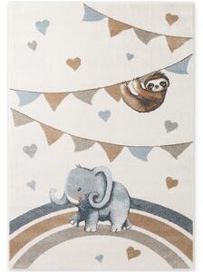 Villeroy & Boch , Detský kusový koberec Boho Kids 106305 Cream Multicolor, 120x170, biela, detská izba