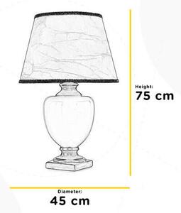 STOLNÁ LAMPA, E27, 45/45/75 cm - Online Only bytové doplnky, Online Only