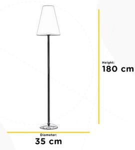 STOJACIA LAMPA, 35/180 cm - Online Only bytové doplnky, Online Only
