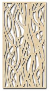 Drevený obraz na stenu s motívom vetiev - HARABASO: Prírodná preglejka - Topoľ natural 30 x 15 cm 3782-37660 PR0195 HEU+
