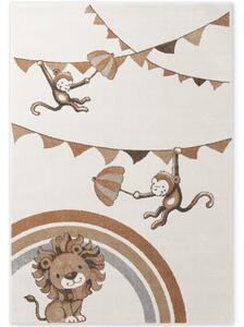 Villeroy & Boch , Detský kusový koberec Boho Kids 106308 Cream Multicolor, 120x170, biela, detská izba