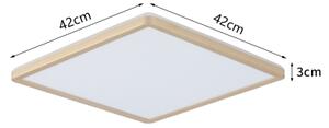 Brilagi - LED kúpeľňové svietidlo ULTRA SLIM LED/24W/230V 42x42 cm zlaté IP54
