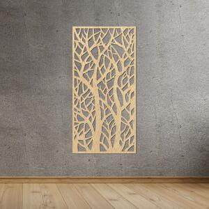 Dekoratívny panel obraz lesné siluety - LÝDIO: Preglejka Topoľ - Honey 3071 40 x 20 cm 3795-85999 PR0184