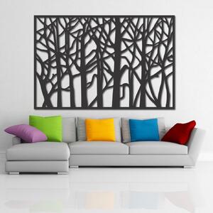 Drevené obrazy inšpirované prírodou les - HOREHOR: Preglejka - Zelená (moridlo) 40 x 33 cm 3796-38230 PR0183 HEU+