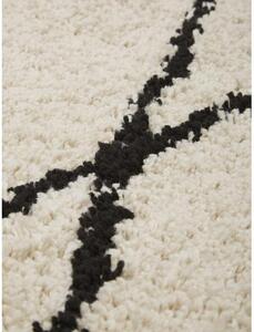 Ručne tuftovaný huňatý koberec s vysokým vlasom Nouria