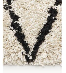 Ručne tuftovaný huňatý koberec s vysokým vlasom Nouria