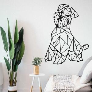 STYLESA Drevený obraz na stenu pes HAFINKO PR0228 čierna: Prírodná preglejka - Topoľ natural 40 x 50 cm 3835-40414 PR0228 HEU+