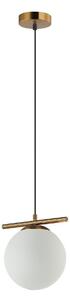 Italux PND-463321L-BRO+W závesné stropné svietidlo Merseta | 1x40W E14
